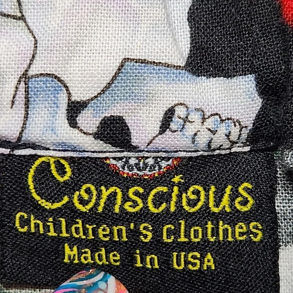 Conscious Children Punk Skirt – Skulls & Roses, Made in USA - Size 12-18 Month - Picture 3 of 7